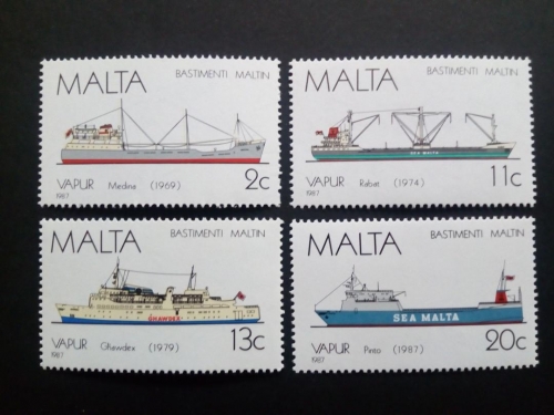 Malta MI-NR. 775-778 postfrisch Maltesische Schiffe (V) 1987