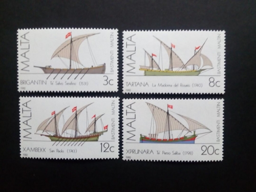 Malta MI-NR. 669-672 postfrisch Maltesische Schiffe (I) 1982