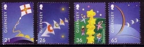 GUERNSEY MI-NR. 851-854 POSTFRISCH(MINT) EUROPA CEPT 2000 STERNE