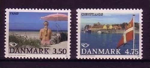 DÄNEMARK MI-NR. 1003-1004 POSTFRISCH(MINT) NORDEN 1991 TOURISMUS