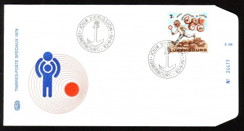 LUXEMBOURG MI-NR. 996 FDC JAHR DES KINDES 1979