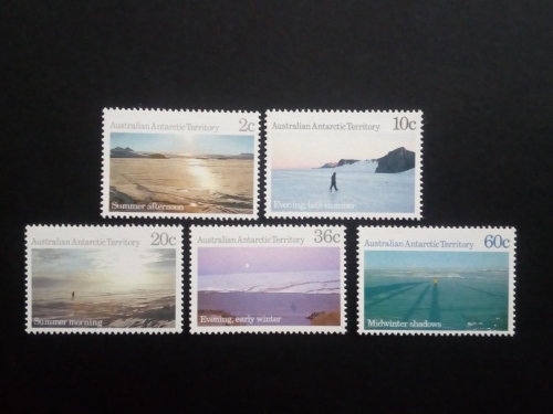 AAT AUSTRALISCHE ANTARKTIS MI-NR. 74-78 POSTFRISCH(MINT) LANDSCHAFTEN 1987