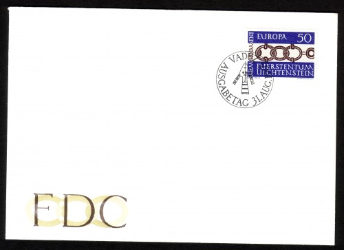 LIECHTENSTEIN MI-NR. 454 FDC CEPT 1965 ZWEIG