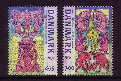 DÄNEMARK MI-NR. 1431-1432 POSTFRISCH(MINT) NORDEN 2006 NORDISCHE MYTHEN