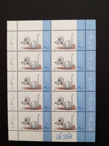 DEUTSCHLAND MI-NR. 3004-3006 POSTFRISCH(MINT) KLEINBOGENSATZ MAUS COMIC VON ULI STEIN 2013 SPORT