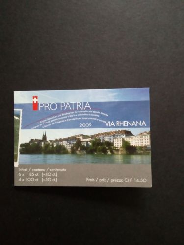 SCHWEIZ MH 0-156 GESTEMPELT(USED) PRO PATRIA 2009 KULTURWEGE