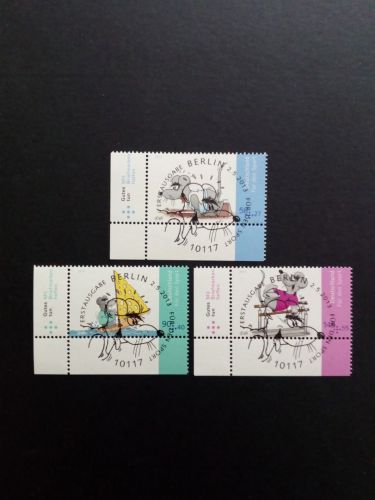 DEUTSCHLAND MI-NR. 3004-3006 GESTEMPELT(USED) MAUS COMIC VON ULI STEIN 2013 SPORT STEMPEL BERLIN