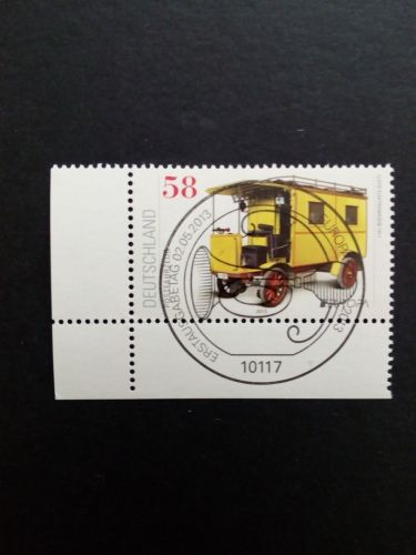 DEUTSCHLAND MI-NR. 3007 GESTEMPELT(USED) ECKRAND EUROPA 2013 POSTFAHRZEUGE