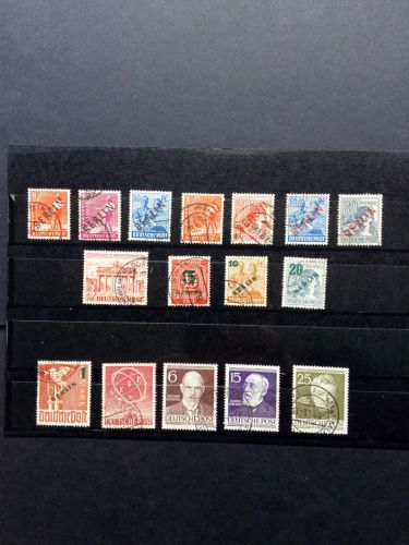 Bessere gestempelte Briefmarken Berlin (Stöberkarte) mit hohen Katalogwert