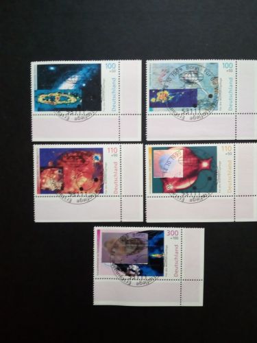 DEUTSCHLAND MI-NR. 2077-2081 GESTEMPELT(USED) ECKRAND WOHLFAHRTSMARKEN 1999 DER KOSMOS - HOLOGRAMM