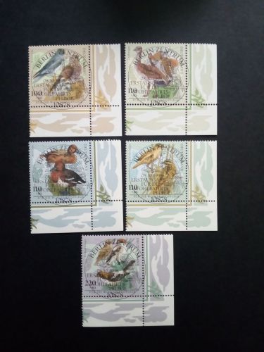 DEUTSCHLAND MI-NR. 2015-2019 GESTEMPELT(USED) VÖGEL ENTE KORNWEIHE