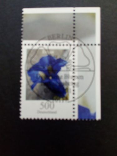 DEUTSCHLAND MI-NR. 2877 GESTEMPELT ECKRANDSTÜCK BLUMEN ENZIAN 2011 STEMPEL BERLIN