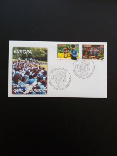 VATIKAN MI-NR. 1576-1577 FDC EUROPA 2007 PFADFINDER