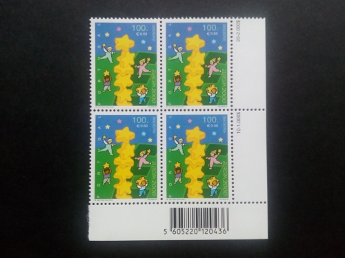 MADEIRA MI-NR. 204 POSTFRISCH(MINT) 4er BLOCK EUROPA 2000 STERNE