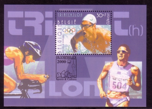BELGIEN BLOCK 77 POSTFRISCH(MINT) SOMMEROLYMPIADE UND PARALYMPICS SYDNEY 2000