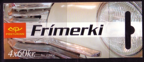 ISLAND MH 17 + 18 POSTFRISCH(MINT) ALTE AUTOMOBILE VW KÄFER FORD CHEVROLET