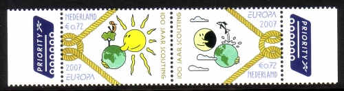 NIEDERLANDE MI-NR. 2512-2513 POSTFRISCH(MINT) EUROPA 2007 PFADFINDER