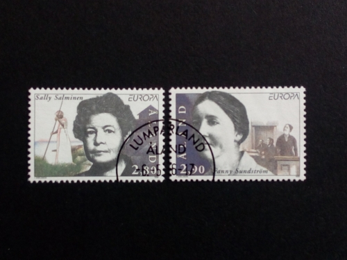 ALAND MI-NR. 113-114 GESTEMPELT(USED) EUROPA 1996 BERÜHMTE FRAUEN