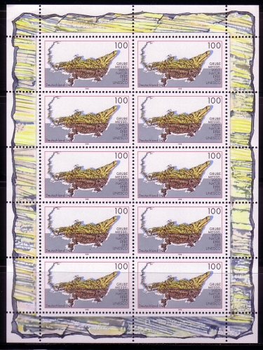 DEUTSCHLAND MI-NR. 2006 POSTFRISCH(MINT) KLEINBOGEN UNESCO WELTERBE 1998 FOSSILES KROKODIL