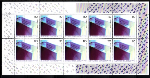 DEUTSCHLAND MI-NR. 2075 POSTFRISCH(MINT) KLEINBOGEN FRIEDENSPREIS DES DEUTSCHEN BUCHHANDELS 1999