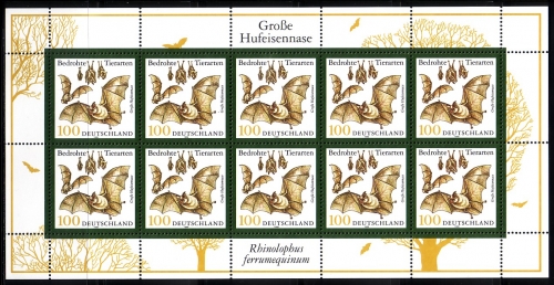 DEUTSCHLAND MI-NR. 2086 POSTFRISCH(MINT) KLEINBOGEN FLEDERMAUS 1999