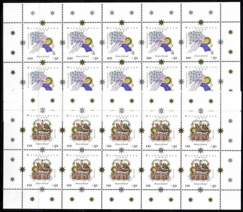 DEUTSCHLAND MI-NR. 2084-2085 POSTFRISCH(MINT) KLEINBOGEN WEIHNACHTEN 1999