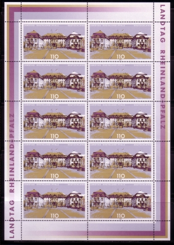 DEUTSCHLAND MI-NR. 2129 POSTFRISCH(MINT) KLEINBOGEN 2000 LANDTAG RHEINLAND-PFALZ