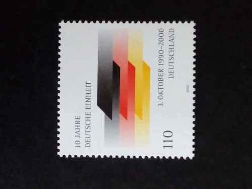 DEUTSCHLAND MI-NR. 2142 POSTFRISCH(MINT) 10 JAHRE DEUTSCHE EINHEIT 2000