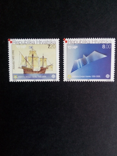 KROATIEN MI-NR. 734-735 POSTFRISCH(MINT) 50 JAHRE EUROPAMARKEN 2005