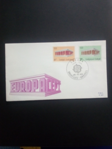 BELGIEN MI-NR. 1546-1547 FDC EUROPA CEPT 1969