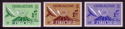 GIBRALTAR MI-NR. 392-394 POSTFRISCH(MINT) CEPT 1979 POST- und FERNMELDEWESEN