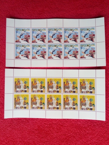 MOLDAWIEN MI-NR. 236-237 POSTFRISCH(MINT) KLEINBOGENSATZ EUROPA 1997 SAGEN und LEGENDEN