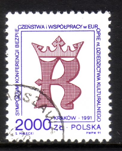 POLEN MI-NR. 3333 MITLÄUFER 1991 - KSZE