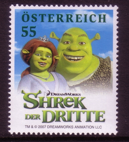 ÖSTERREICH MI-NR. 2673 POSTFRISCH(MINT) SHREK DER DRITTE