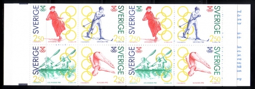 SCHWEDEN MH 161 POSTFRISCH(MINT) OLYMPISCHE SPIELE SKILANGLAUF EISKUNSTLAUF KAJAK 1991