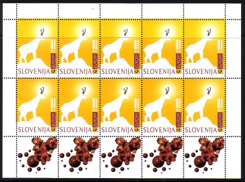 SLOWENIEN MI-NR. 186 POSTFRISCH(MINT) KLEINBOGEN EUROPA 1997 SAGEN und LEGENDEN