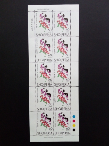 ALBANIEN MI-NR. 2648-2649 POSTFRISCH(MINT) KLEINBOGENSATZ EUROPA 1998 FESTE und FEIERTAGE