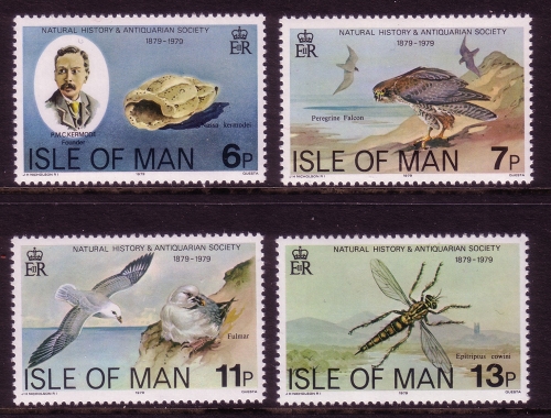INSEL MAN MI-NR. 138-141 POSTFRISCH(MINT) WANDERFALKE EISSTURMVOGEL JAGDFLIEGE SCHNECKE