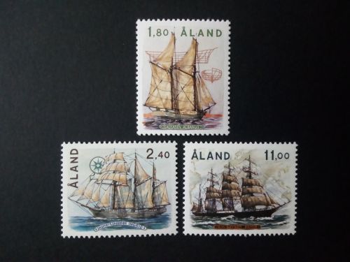ALAND MI-NR. 28-30 POSTFRISCH(MINT) SEGELSCHIFFE 1988