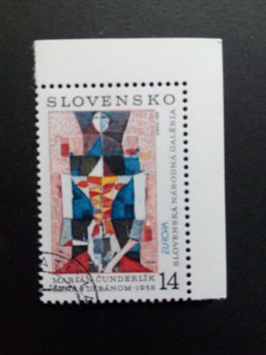 SLOWAKEI MI-NR. 174 GESTEMPELT(USED) EUROPA 1993 ZEITGENÖSSISCHE KUNST
