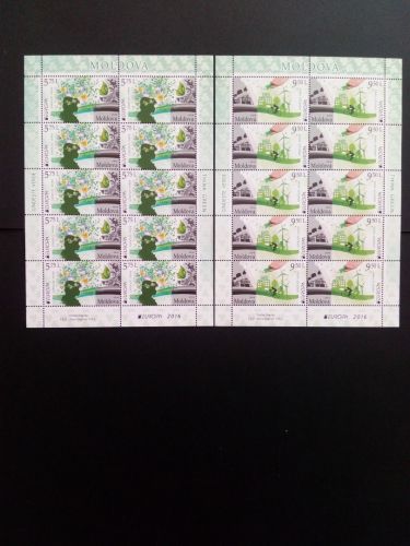 MOLDAWIEN MI-NR. 948-949 POSTFRISCH(MINT) KLEINBOGENSATZ EUROPA 2016 UMWELTBEWUSST LEBEN