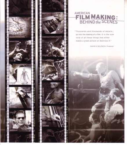USA MI-NR. 3721-3730 POSTFRISCH(MINT) FOLIENBOGEN AMERIKANISCHE FILMINDUSTRIE