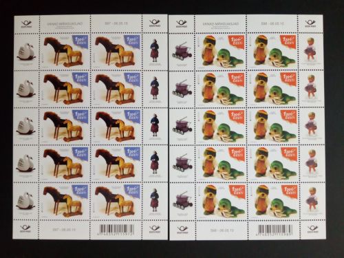 ESTLAND MI-NR. 822-823 POSTFRISCH(MINT) KLEINBOGENSATZ EUROPA 2015 KINDERSPIELZEUG