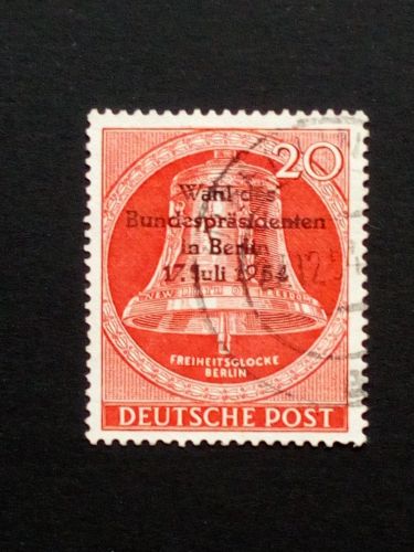 BERLIN MI-NR. 118 GESTEMPELT(USED) WAHL DES BUNDESPRÄSIDENTEN 1954