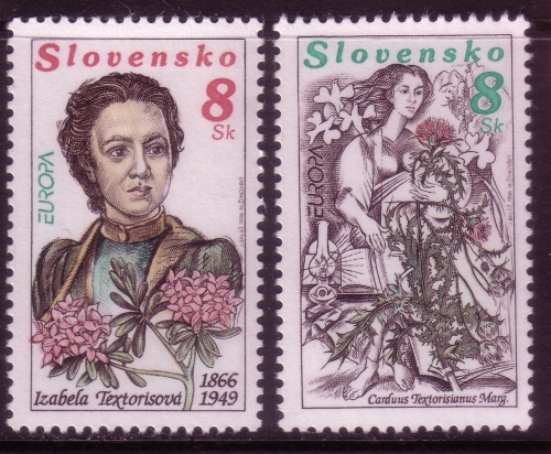 SLOWAKEI MI-NR. 250-251 POSTFRISCH(MINT) GETRENNTEUROPA 1996 BERÜHMTE FRAUEN