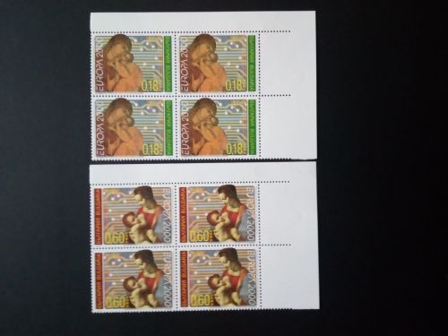 BULGARIEN MI-NR. 4453-4454 POSTFRISCH(MINT) 4er BLOCK EUROPA 2000 LEONARDO DA VINCI