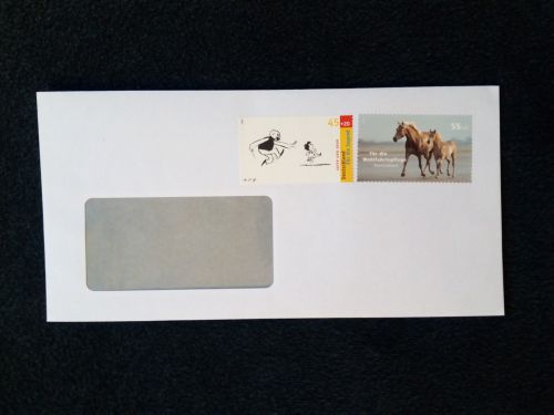 DEUTSCHLAND 10 BRIEFUMSCHLÄGE ZU 1,00 € POSTPREIS 10,00 € VERSANDKOSTEN SPAREN FRANKATURWARE
