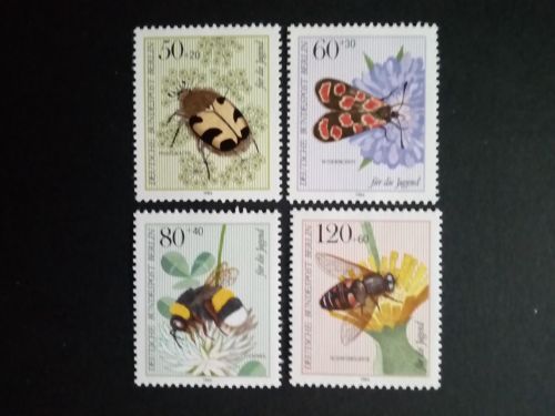 BERLIN MI-NR. 712-715 POSTFRISCH(MINT) JUGEND 1984 INSEKTEN HUMMEL