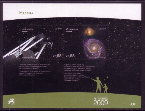MADEIRA BLOCK 44 POSTFRISCH(MINT) EUROPA 2009 ASTRONOMIE