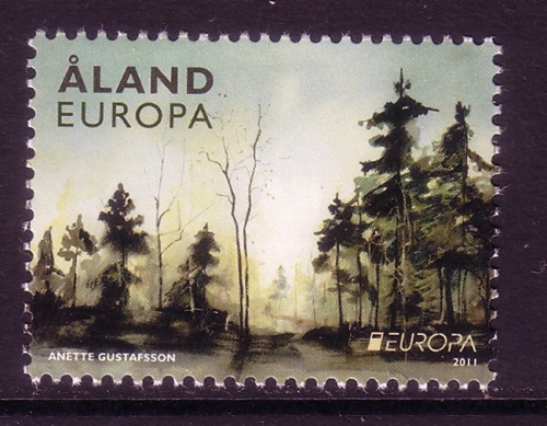 ALAND MI-NR. 341 POSTFRISCH(MINT) EUROPA 2011 DER WALD